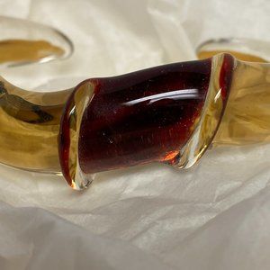 Glass Cuff Bracelet